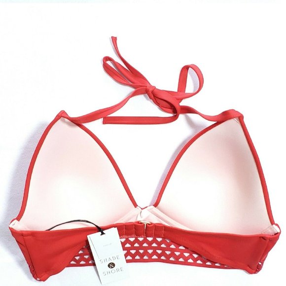 Women's Elastic Trim Triangle Bikini Top - Picture 4 of 4